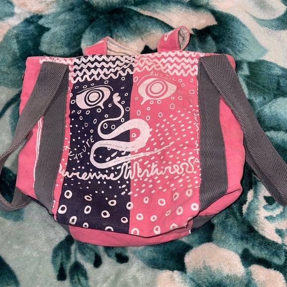 Vivienne Westwood Kenya-Made sustainable micro tote bag embroidered orb - Picture 12 of 15